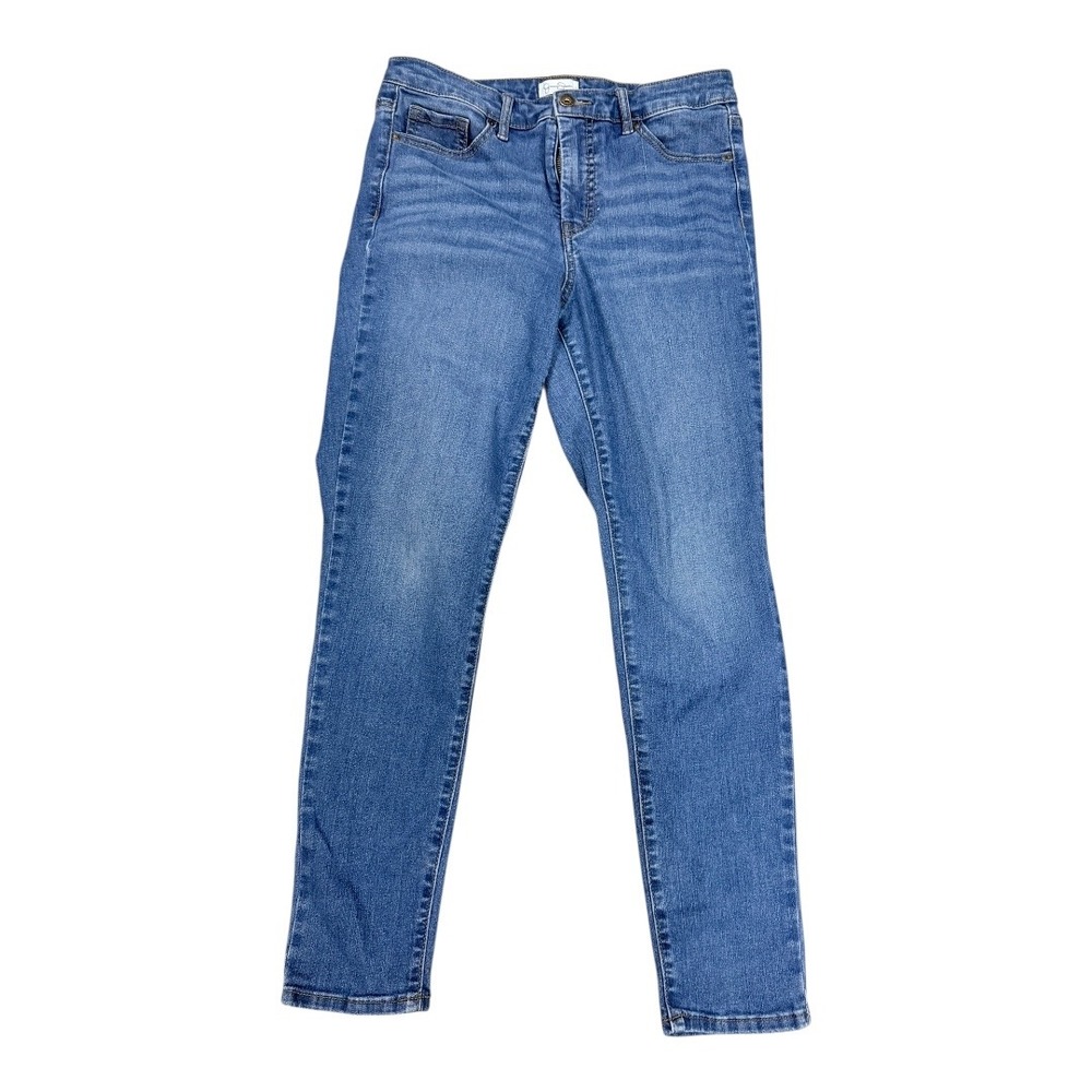 Jessica Simpson Skinny Jeans Womens 8 Medium‎ Wash Denim Stretch Slim Fit Blue